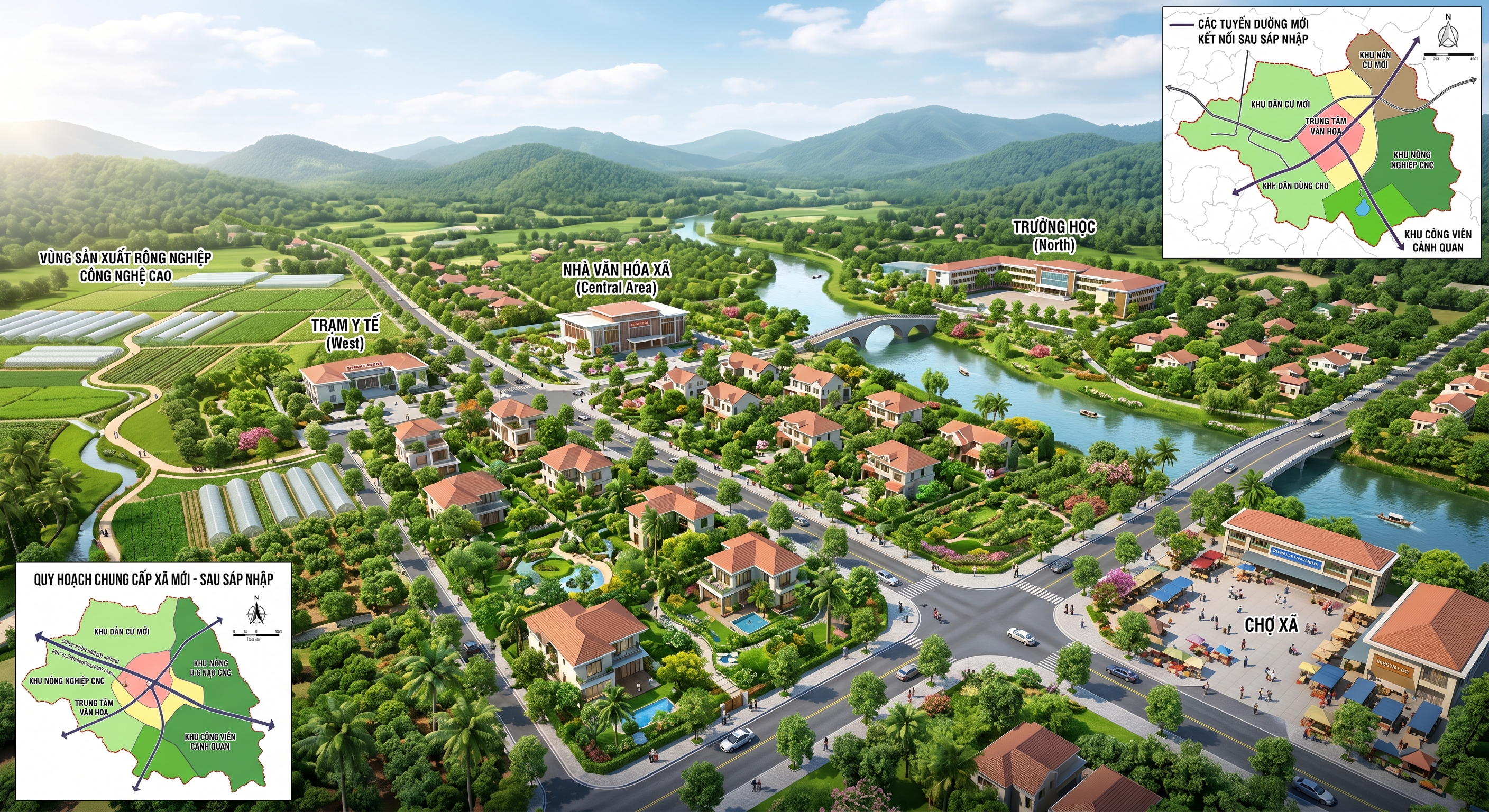 QUY HOẠCH CHUNG CẤP XÃ SAU SÁP NHẬP – CƠ HỘI VÀ THÁCH THỨC